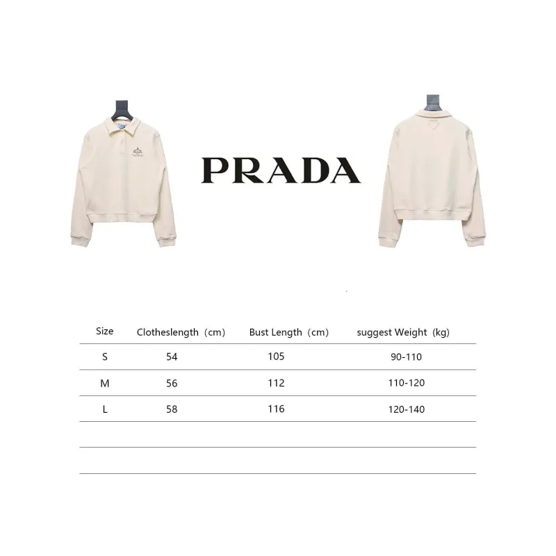  Prada 24Fw distressed logo print lapel sweatshirt Hoodie