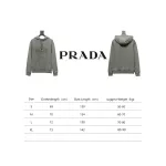 Prada 24Fw medal letter patch hoodie