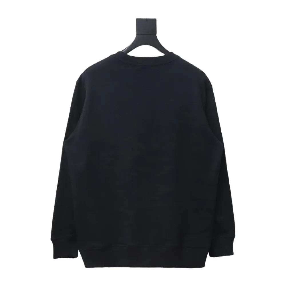 Prada 24SS round neck sweatshirt with phantom triangle logo print 1901 Hoodie