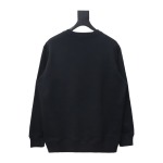  Prada 24SS round neck sweatshirt with phantom triangle logo print 1901 Hoodie
