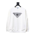Prada 24SS round neck sweatshirt with phantom triangle logo print 1902 Hoodie