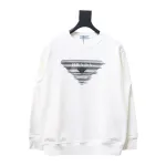  Prada 24SS round neck sweatshirt with phantom triangle logo print 1902 Hoodie