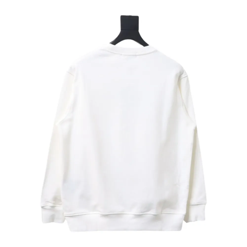  Prada 24SS round neck sweatshirt with phantom triangle logo print 1902 Hoodie