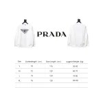 Prada 24SS round neck sweatshirt with phantom triangle logo print 1902 Hoodie