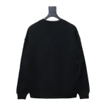 Prada 24ss round neck sweatshirt with triangle logo on the collar 1901 Hoodie