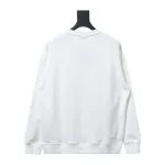 Prada 24ss round neck sweatshirt with triangle logo on the collar 1902 Hoodie