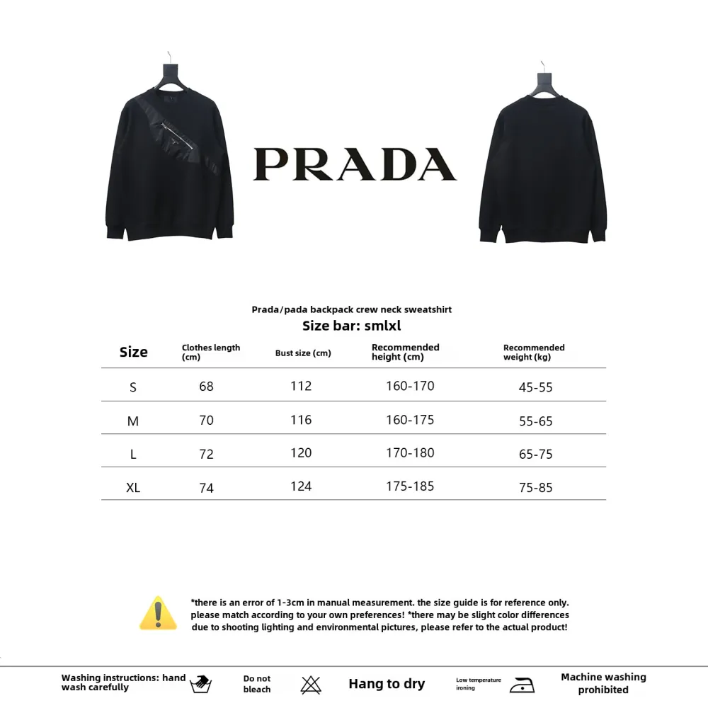 Prada crew neck sweatshirt 1901 Hoodie
