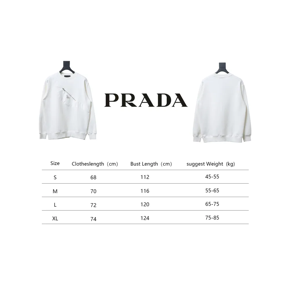 Prada crew neck sweatshirt 1902 Hoodie