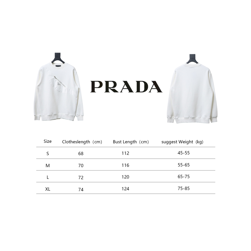 Prada crew neck sweatshirt 1902 Hoodie