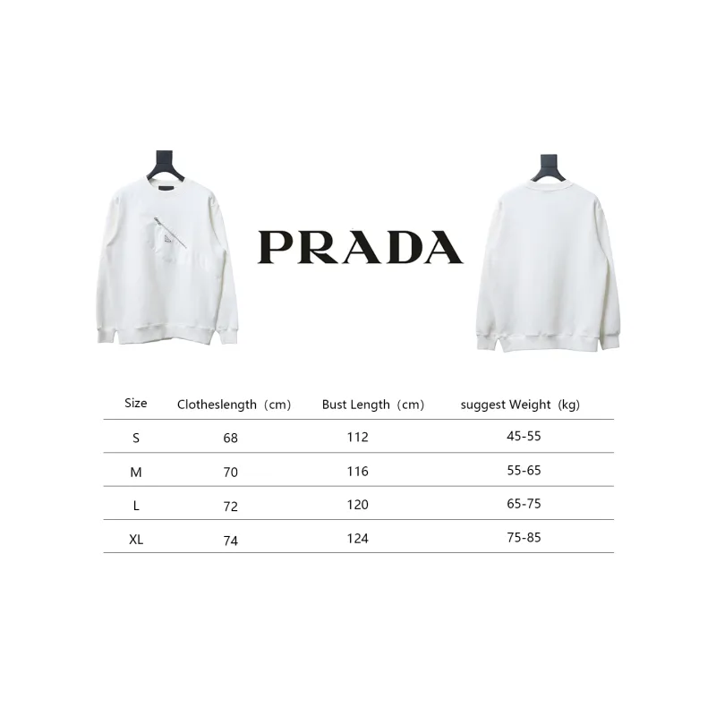 Prada crew neck sweatshirt 1902 Hoodie