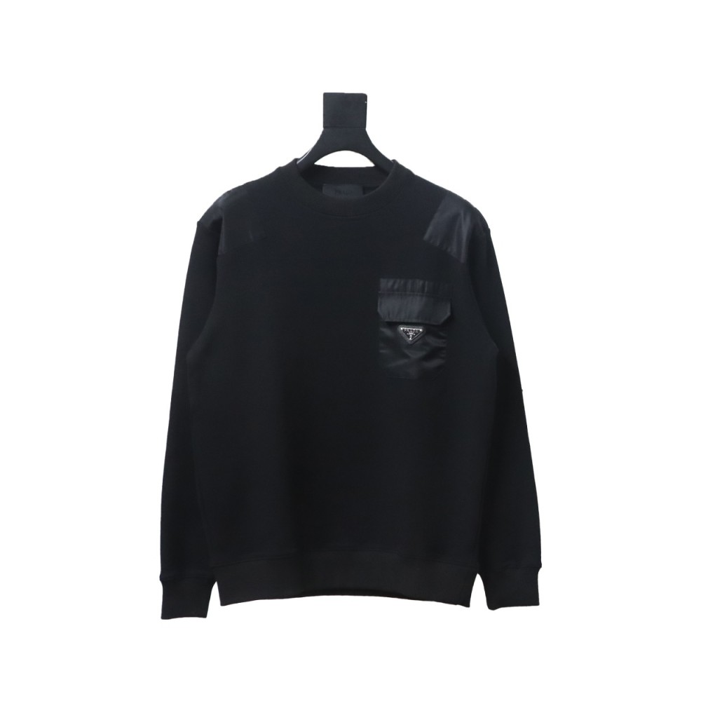 Prada chest pocket crew neck sweatshirt 1901 Hoodie