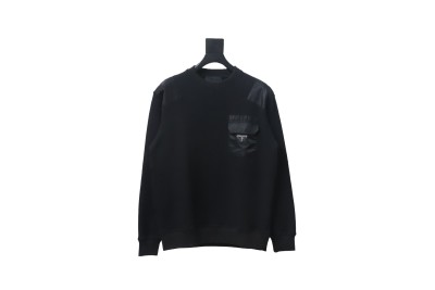 Prada chest pocket crew neck sweatshirt 1901 Hoodie 01
