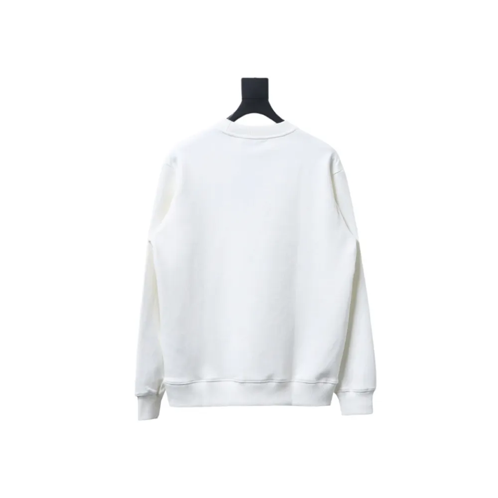 Prada classic red stripe round neck sweatshirt 1901 Hoodie