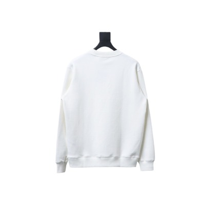  Prada classic red stripe round neck sweatshirt 1901 Hoodie 02