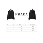 Prada Hooded sweatshirt with embroidered logo on chest Hoodie