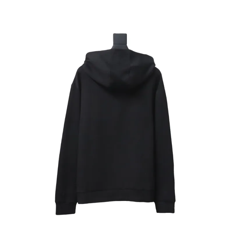 Prada Hooded sweatshirt with embroidered logo on chest Hoodie