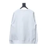 Prada round neck sweatshirt with triangle logo on the collar 1901 Hoodie