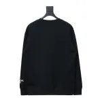 Prada round neck sweatshirt with triangle logo on the sleeve 1902 Hoodie