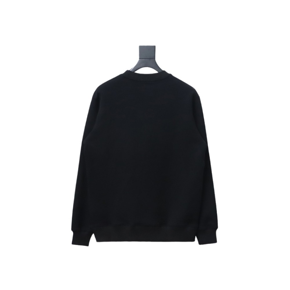  Prada triangle logo pocket round neck sweatshirt 1901 Hoodie