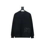 Prada triangle logo pocket round neck sweatshirt 1901 Hoodie