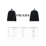 Prada triangle logo pocket round neck sweatshirt 1901 Hoodie