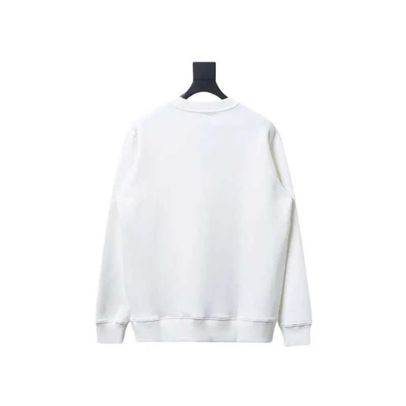  Prada triangle logo pocket round neck sweatshirt 1902 Hoodie