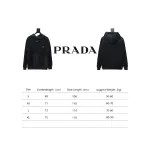 Prada zippered round neck sweatshirt 1901 Hoodie