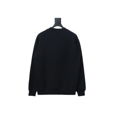  Prada zippered round neck sweatshirt 1902 Hoodie 02