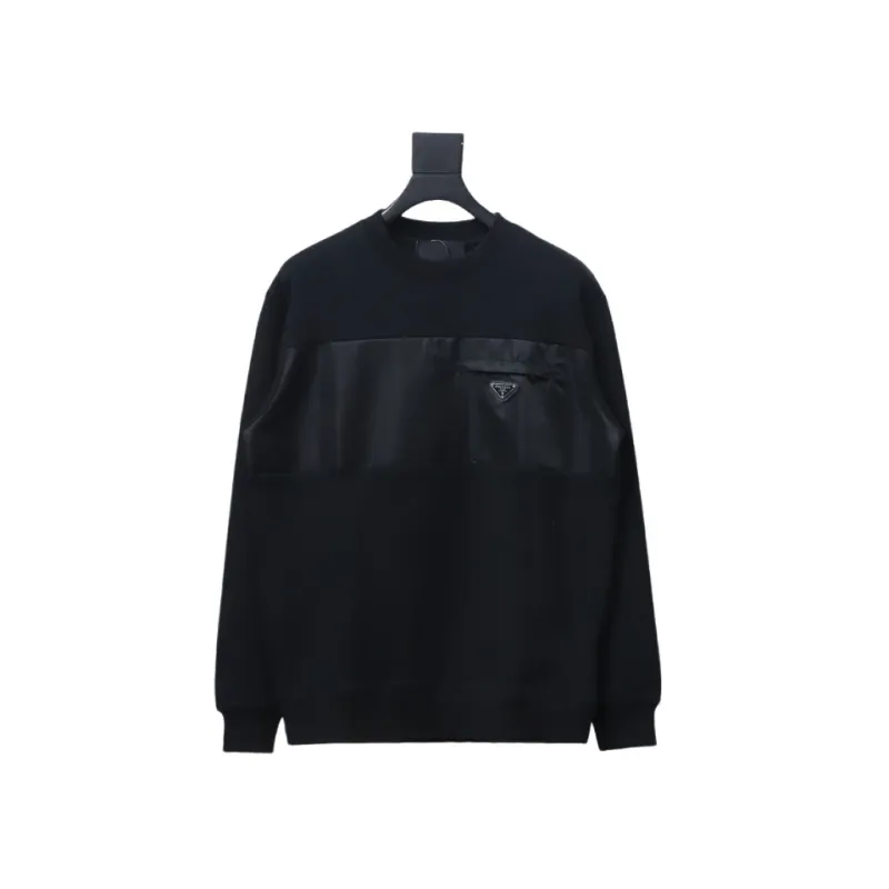 Prada zippered round neck sweatshirt 1902 Hoodie