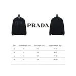 Prada zippered round neck sweatshirt 1902 Hoodie