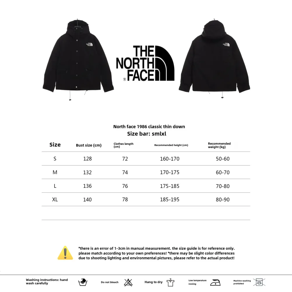 The North Face 1986 classic thin Down Jacket 1901