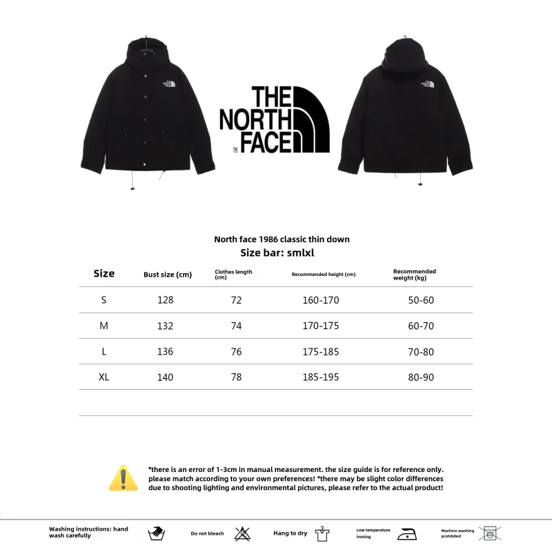 The North Face 1986 classic thin Down Jacket 1901