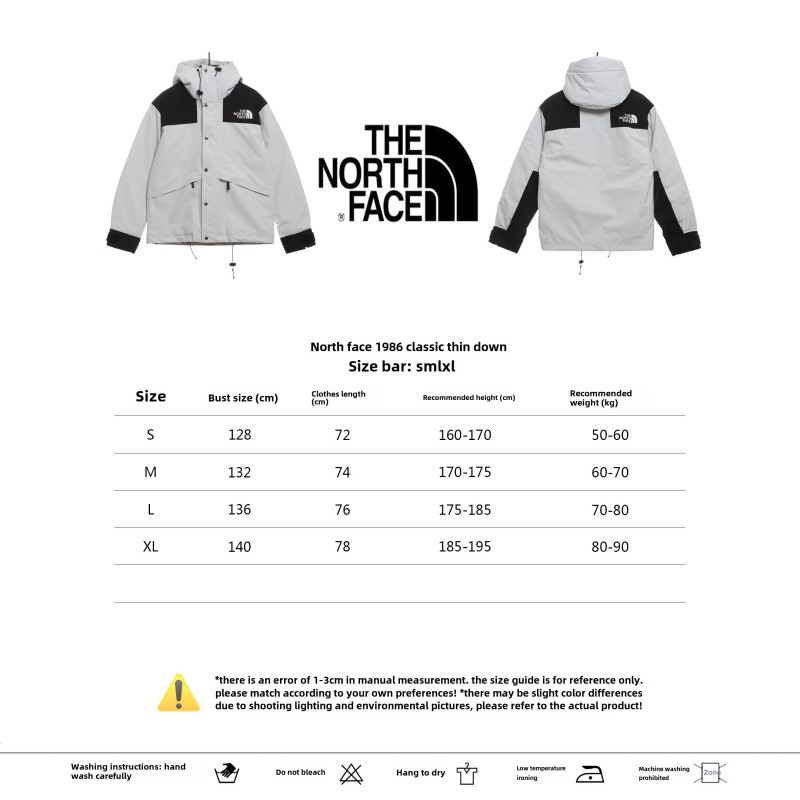 The North Face 1986 classic thin Down Jacket 1902