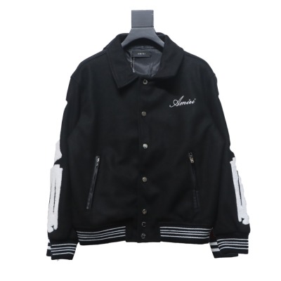 Amiri bone embroidered baseball jacket 1901 01