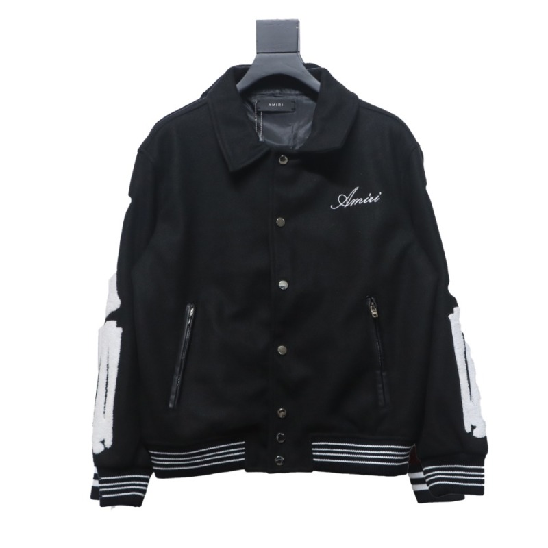 Amiri bone embroidered baseball jacket 1901