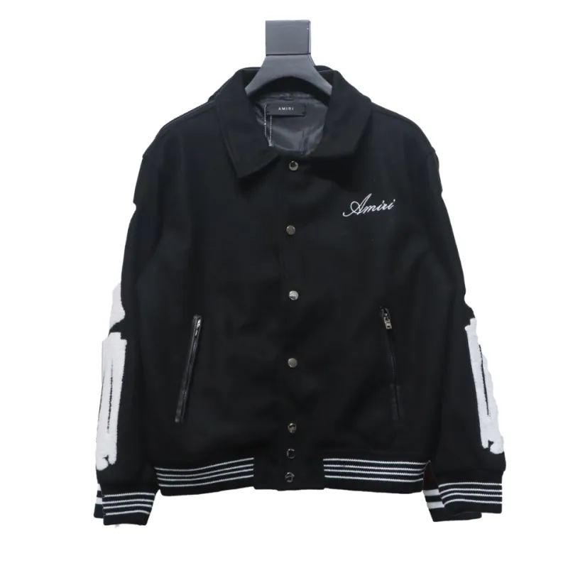 Amiri bone embroidered baseball jacket 1901