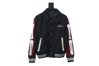 Amiri bone embroidered baseball jacket 1902 01