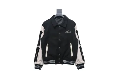 Amiri bone embroidered baseball jacket 1903 01