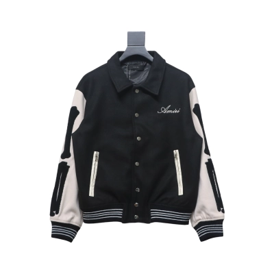 Amiri bone embroidered baseball jacket 1903 01