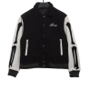 Amiri bone wool color matching sleeve baseball jacket