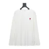Amiri small heart logo embroidered long-sleeve T-shirt 1901
