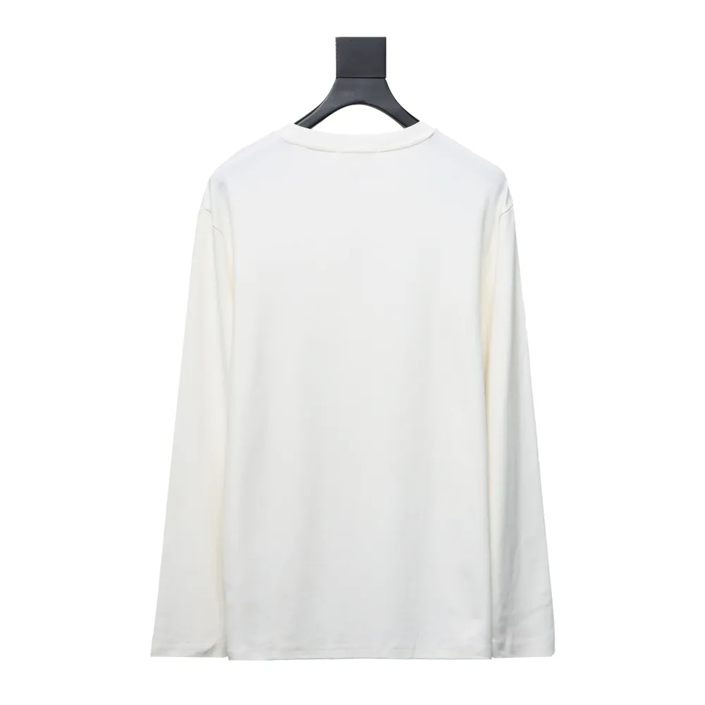 Amiri small heart logo embroidered long-sleeve T-shirt 1901