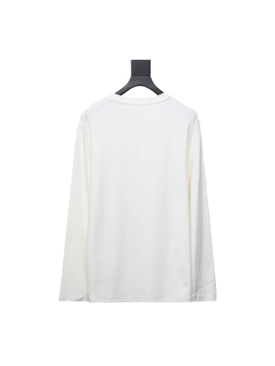 Amiri small heart logo embroidered long-sleeve T-shirt 1901 02