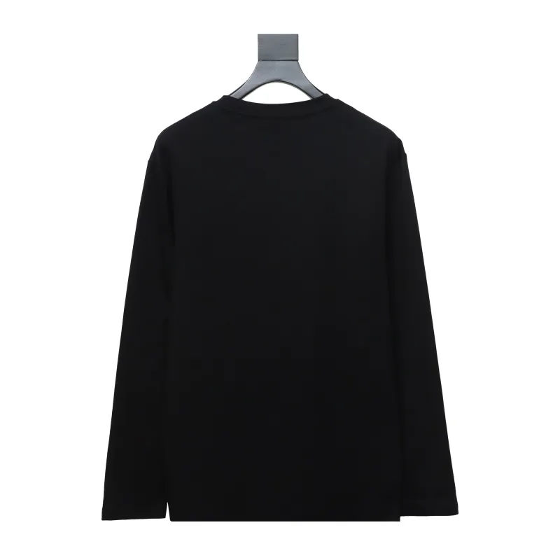 Amiri small heart logo embroidered long-sleeve T-shirt 1902