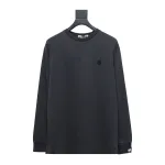BAPE 24SS ape head small logo embroidered long-sleeve T-shirt 1901