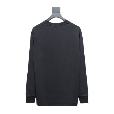 BAPE 24SS ape head small logo embroidered long-sleeve T-shirt 1901 02