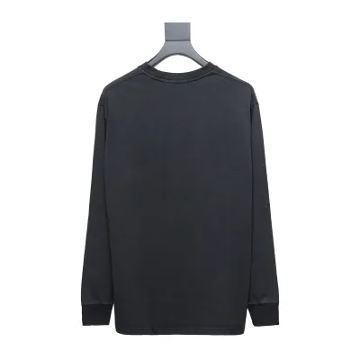 BAPE 24SS ape head small logo embroidered long-sleeve T-shirt 1901 02