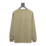 BAPE 24SS ape head small logo embroidered long-sleeve T-shirt 1902
