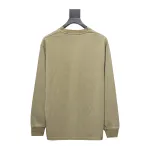 BAPE 24SS ape head small logo embroidered long-sleeve T-shirt 1902