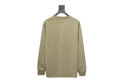 BAPE 24SS ape head small logo embroidered long-sleeve T-shirt 1902 02